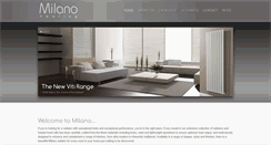 Desktop Screenshot of milanoheating.com